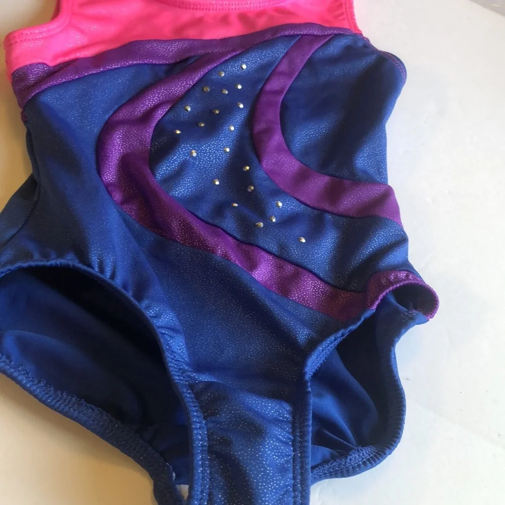 Girls gymnastics freestyle bodysuit